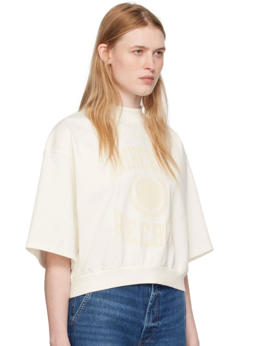 ANINE BING White Reebok Edition T-Shirt